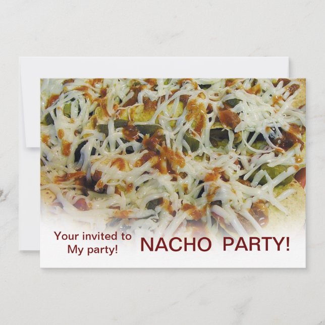 INBJUDAN TILL NACHO PARTY (Framsida)
