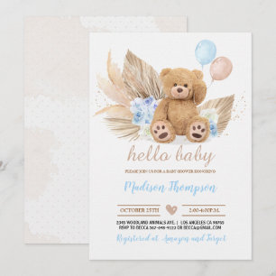 Inbjudan till nallens babyvisningsprogram