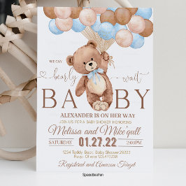 Inbjudan till nallens babyvisningsprogram kan vara