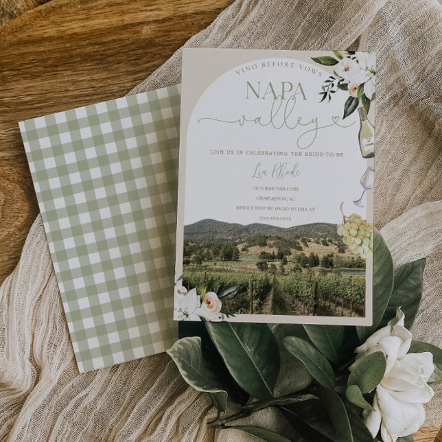 Inbjudan till Napa Valley Winery Bachelorette (Skapare uppladdad)