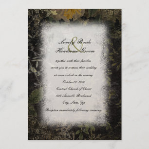 Inbjudan till nattgarden Gothic Wedding