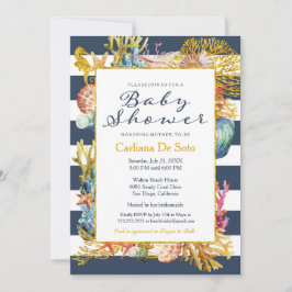Inbjudan till Nautical Beach Ocean/Sea Baby Shower