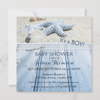 Inbjudan till Nautical Beach Pojke Shower