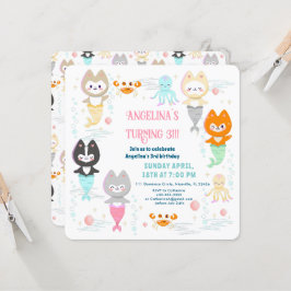 Inbjudan till Nautical Thed Birthday.