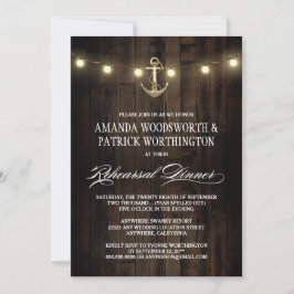 Inbjudan till Nautisk ankarreplik till middagen