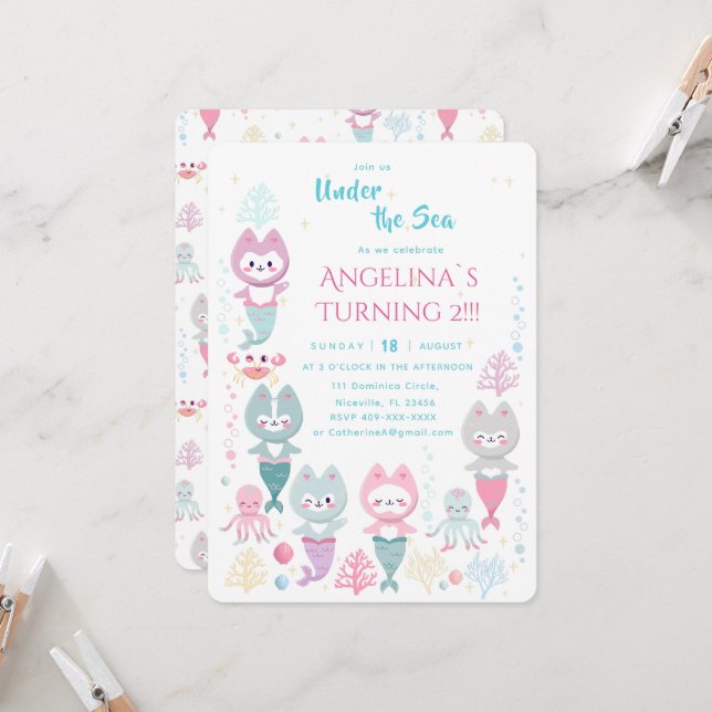 Inbjudan till nautisk födelsedag (Fram/Back In Situ)