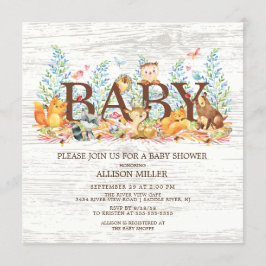 Inbjudan till Neutralten Baby Shower för trädjärva