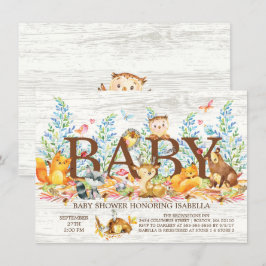 Inbjudan till Neutralten Babykläder för Rustic Woo