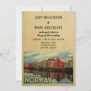 Inbjudan till norgens bröllop norska