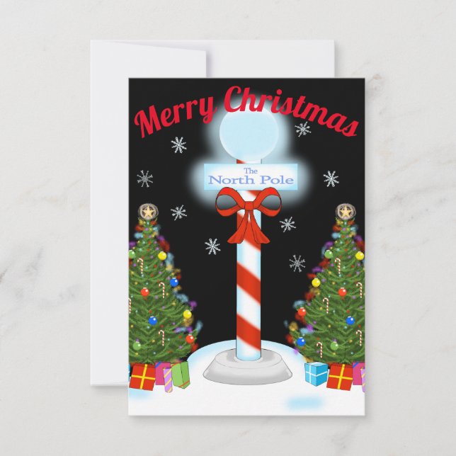 Inbjudan till North Pole-julpartiet (Framsida)