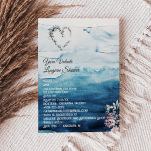 Inbjudan till noshusaren för Rustic Ocean Lingerie