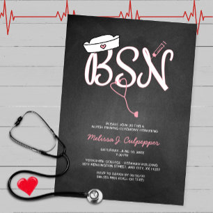 Inbjudan till Nurse studenten, bsn pinning ceremon