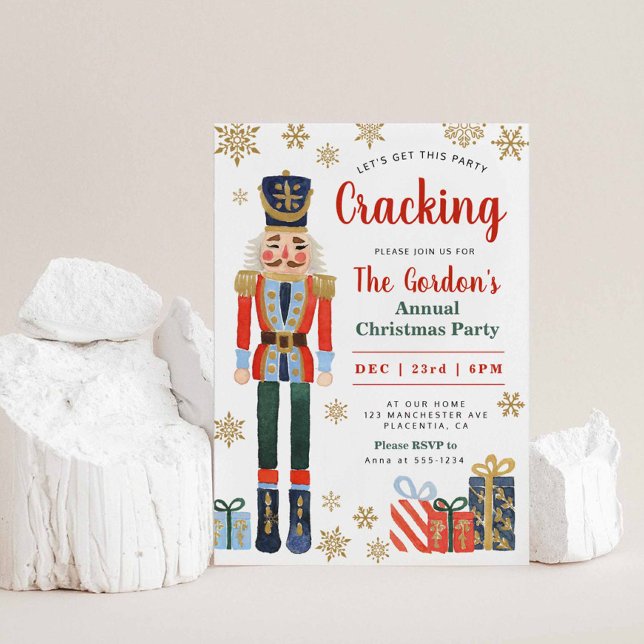 Inbjudan till Nutcracker-jul-Helgdag i Party (Skapare uppladdad)