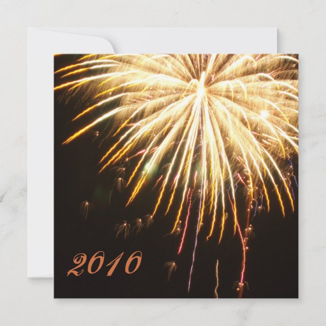 Inbjudan till nya års part (Framsida)