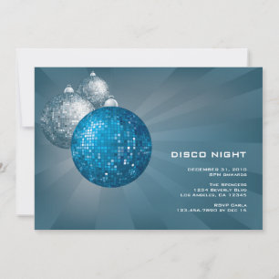 Inbjudan till nya årsparter i Disco-natt