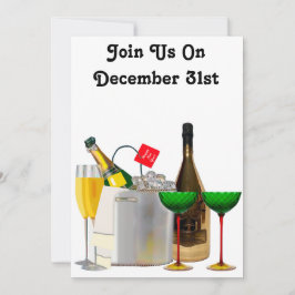 Inbjudan till nyåret Kväll Firande