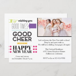 Inbjudan till nyårsafton nattparti