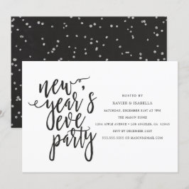 Inbjudan till nyårsafton-part