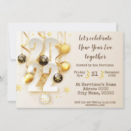 Inbjudan till nyårsafton-part