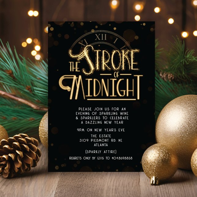 Inbjudan till nyårsafton-part (Skapare uppladdad)