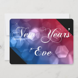 Inbjudan till nyårsafton-partiet Mix Färg Bokeh 2