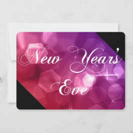 Inbjudan till nyårsafton-partiet Mix Färg Bokeh 4