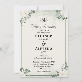 Inbjudan till nyårsjubileum i Grey Bröllop