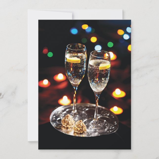 Inbjudan till nyårsjubileum i Inbjudan 5 gånger7 (Framsida)