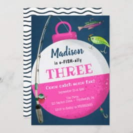 Inbjudan till O-FISH-ally Birthday-fiske