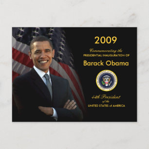 Inbjudan till Obama-installationspartiet Vykort