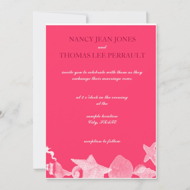 Inbjudan till Ocean Golv (Framsida)