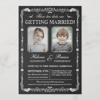 Inbjudan till Old school Photos Wedding