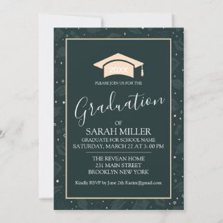 Inbjudan till omedelbar redigerbar Studentfest,Rol