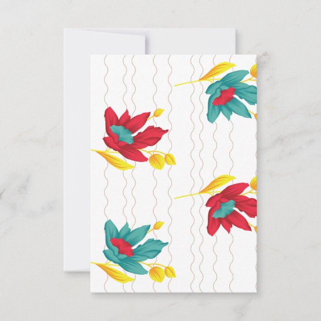 Inbjudan till online | Spara datum för bröllop & P (Framsida)