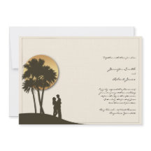 Inbjudan till öparadisbröllop