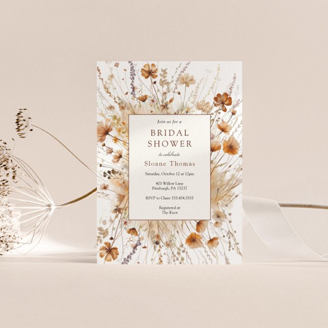 Inbjudan till Orange för höstMöhippa Blommigt (Skapare uppladdad)