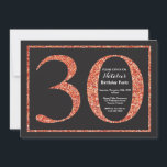 Inbjudan till Orangen 30års födelsedag, Chalkboard<br><div class="desc">Inbjudan till 30års födelsedag. Svarta och Orange Glitter Födelsedagsfest Inbjudan med Chalkboard Background. Överraskad födelsedag. Vuxen Birthday. Manar eller Kvinnor Bday Bash Party. Om du vill göra ytterligare anpassningar klickar du på knappen "Anpassa" och användor verktyg som är utformat för att ändra mallen.</div>