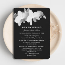 Inbjudan till Orchids dödsdag