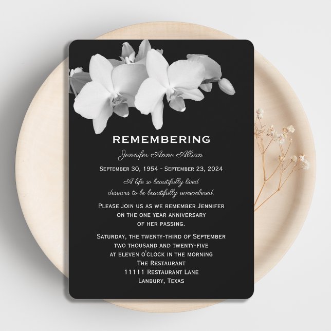 Inbjudan till Orchids dödsdag (Skapare uppladdad)