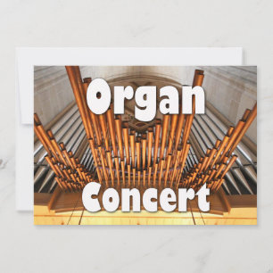 Inbjudan till organkonsert - Ulm rör