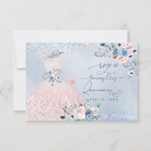 Inbjudan till OSA av PixDezines Dusty Rosa Blue Pe