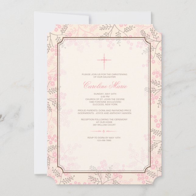 Inbjudan till Oskuld Religiösa (Framsida)