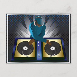 Inbjudan till överraskningsfest för DJ-kvinnan