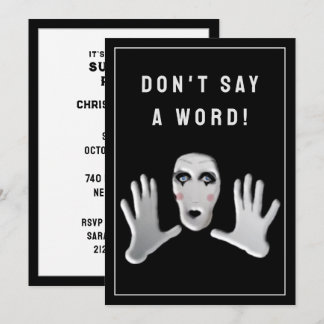 Inbjudan till överraskningspartiet