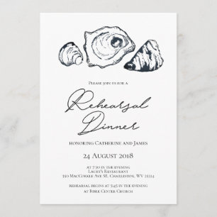 Inbjudan till Oyster Rehearsal Dinner