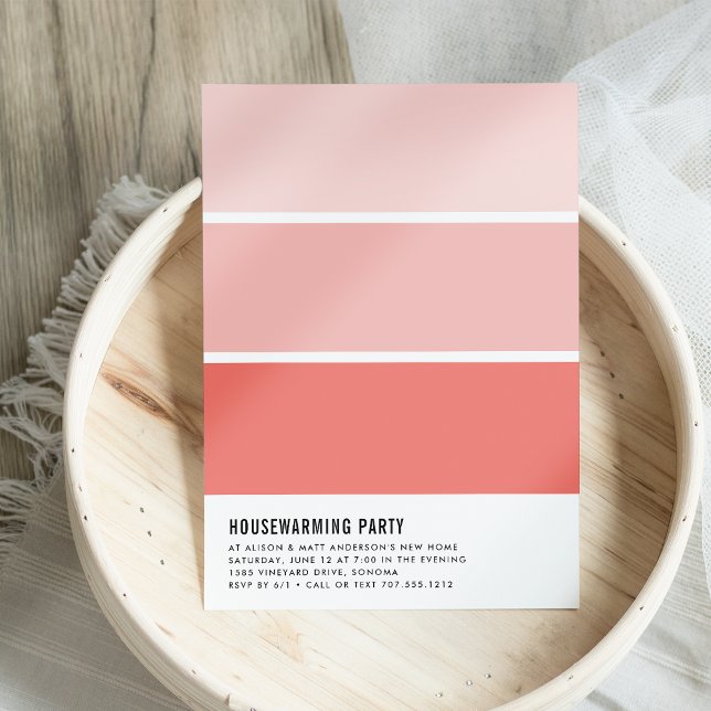 Inbjudan till Paint Chip Houseworkteknik (Skapare uppladdad)