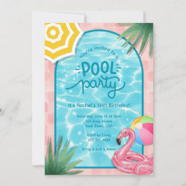 Inbjudan till Palm Springs poolparty