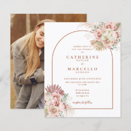 Inbjudan till Pampas Grass Photo Wedding i budgete