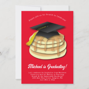 Inbjudan till Pancake Brunch-Studentfest