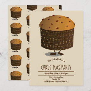Inbjudan till Panettone Character-julfest